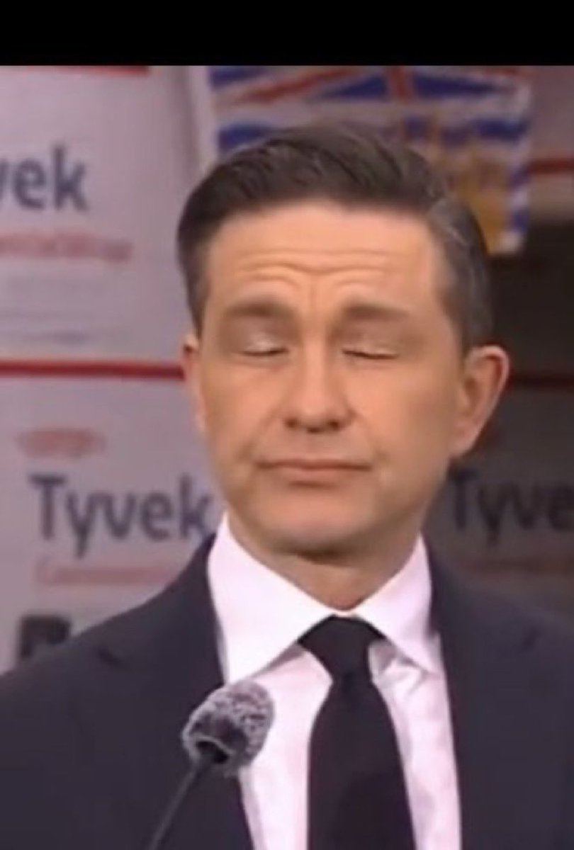 KootenayGreg's tweet photo. Most people can’t stand to listen to Poilievre speak. He is rude to reporters, kneecapping them as they as a question. How is he going to be able to keep it together in debates? #MasterDebater https://t.co/k73U8mnsvz