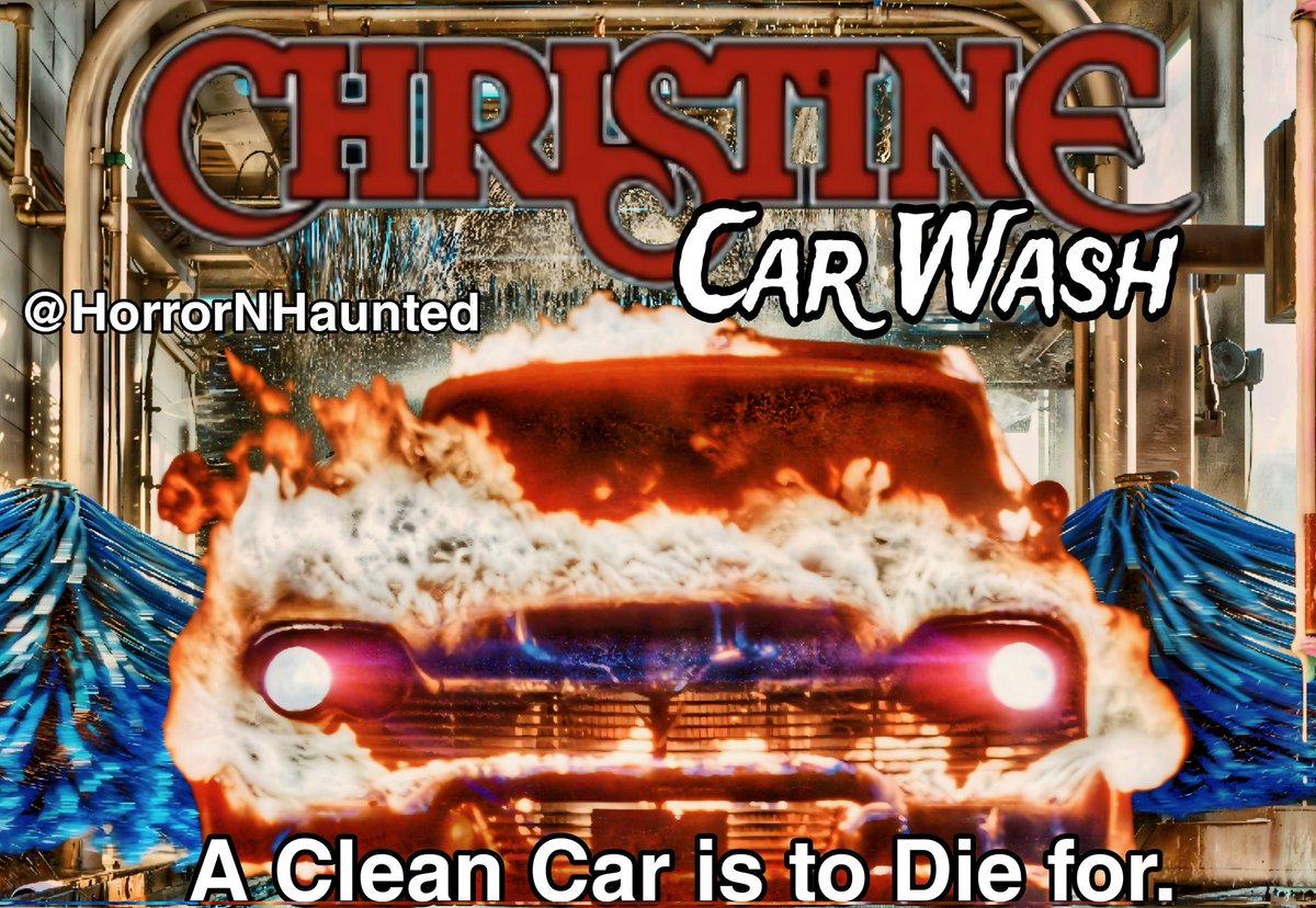 HorrorNHaunted's tweet photo. My horror twist ...

@OneMinuteBriefs of the day:
Create posters to advertise #CARWASHES https://t.co/beNiypaZUk