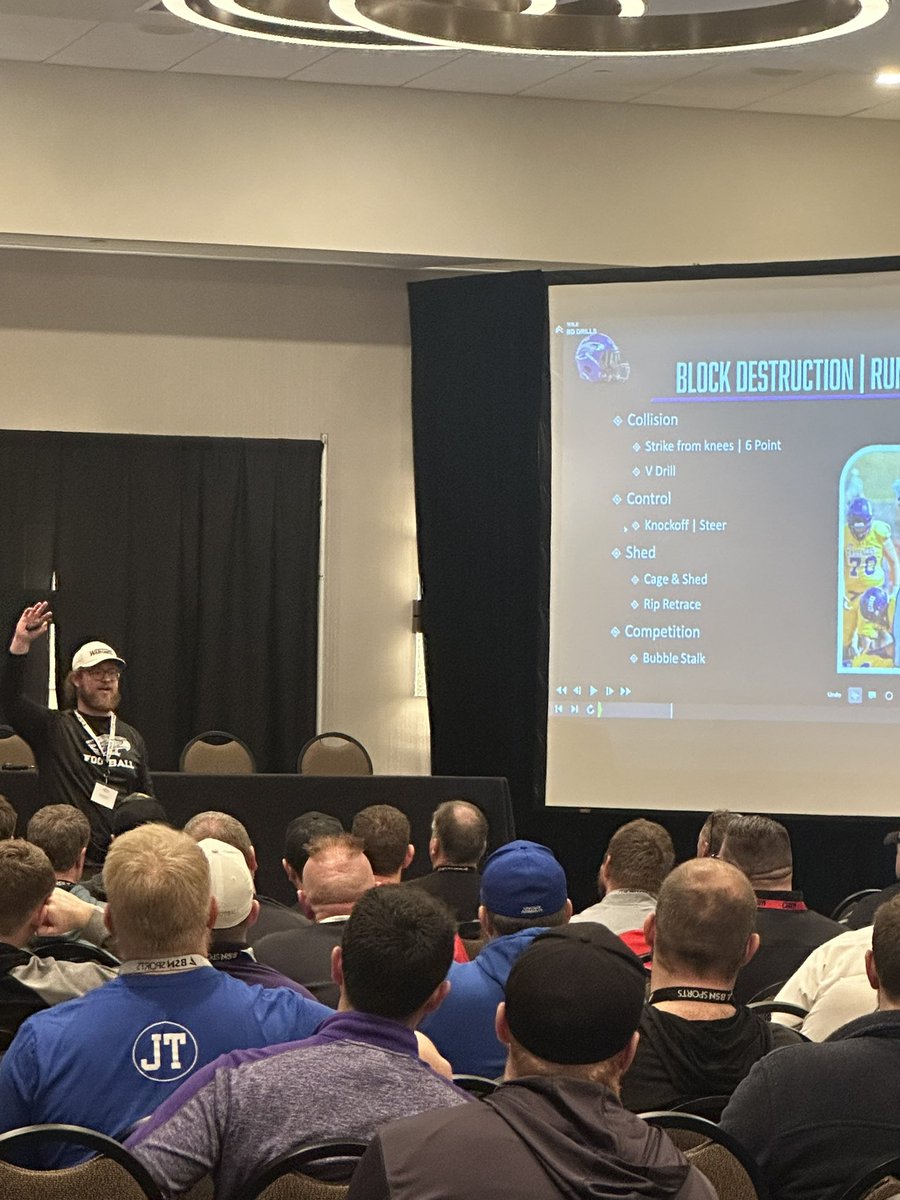 Linebacker Coach Beau Martin and Defensive Line Graduate Assistant Coach Jacob Possorek talking defensive fundamentals‼️ <a href="/wifca/">WiFCA</a>