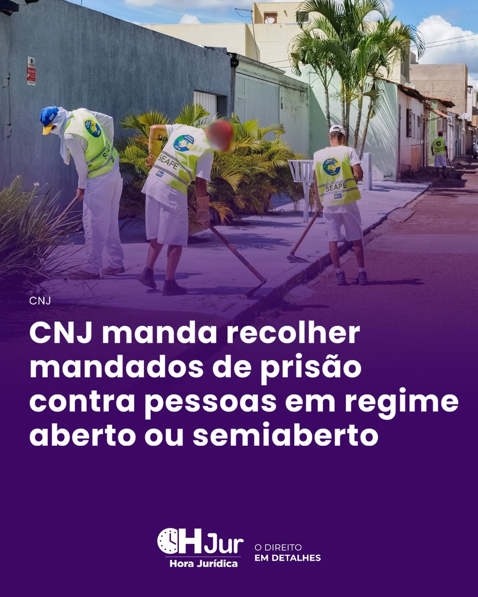 Hora_juridica's tweet image. CNJ suspende mandados de prisão para regimes aberto/semiaberto! Decisão visa evitar prisões indevidas. Entenda os detalhes e o impacto dessa medida.
hjur.com.br/materias/stj-n…
#CNJ #DireitoPenal #ExecuçãoPenal #Justiça #Brasil