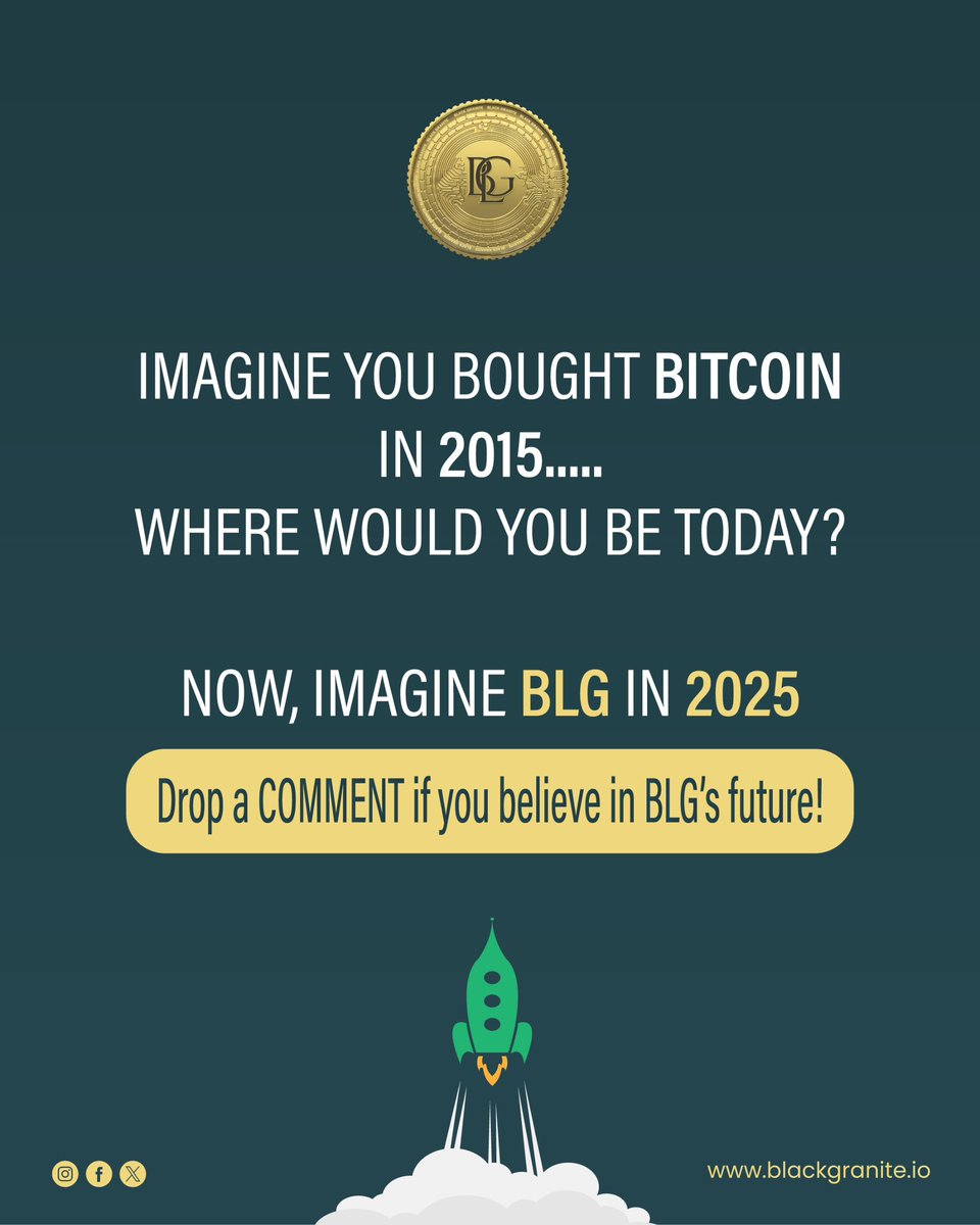 black_granite_'s tweet photo. 🚀 5-Year Challenge: Bitcoin vs. BLG!

Imagine buying Bitcoin in 2015… where would you be today? Now, think ahead to 2025—BLG is your next big opportunity! 🔥

💬 Drop a 🔥 if you believe in BLG’s future!

#NextBitcoin #BLGtoTheMoon #SmartInvesting #CryptoFuture #Blockchain https://t.co/IhJVNDCNh1