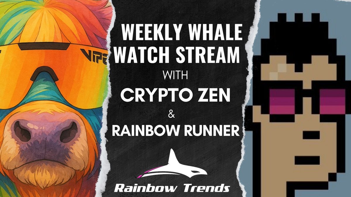 Rainbow Runner (@rrunner144) on Twitter photo The <a href="/CryptoZen15/">Crypto Zen</a> Interview has been archived on YouTube: youtube.com/live/sTMXj_Yso…
Thanks again to all that came out and all the new subscribers to the Channel! The <a href="/CryptoZen15/">Crypto Zen</a> Interview has been archived on YouTube: youtube.com/live/sTMXj_Yso…
Thanks again to all that came out and all the new subscribers to the Channel!