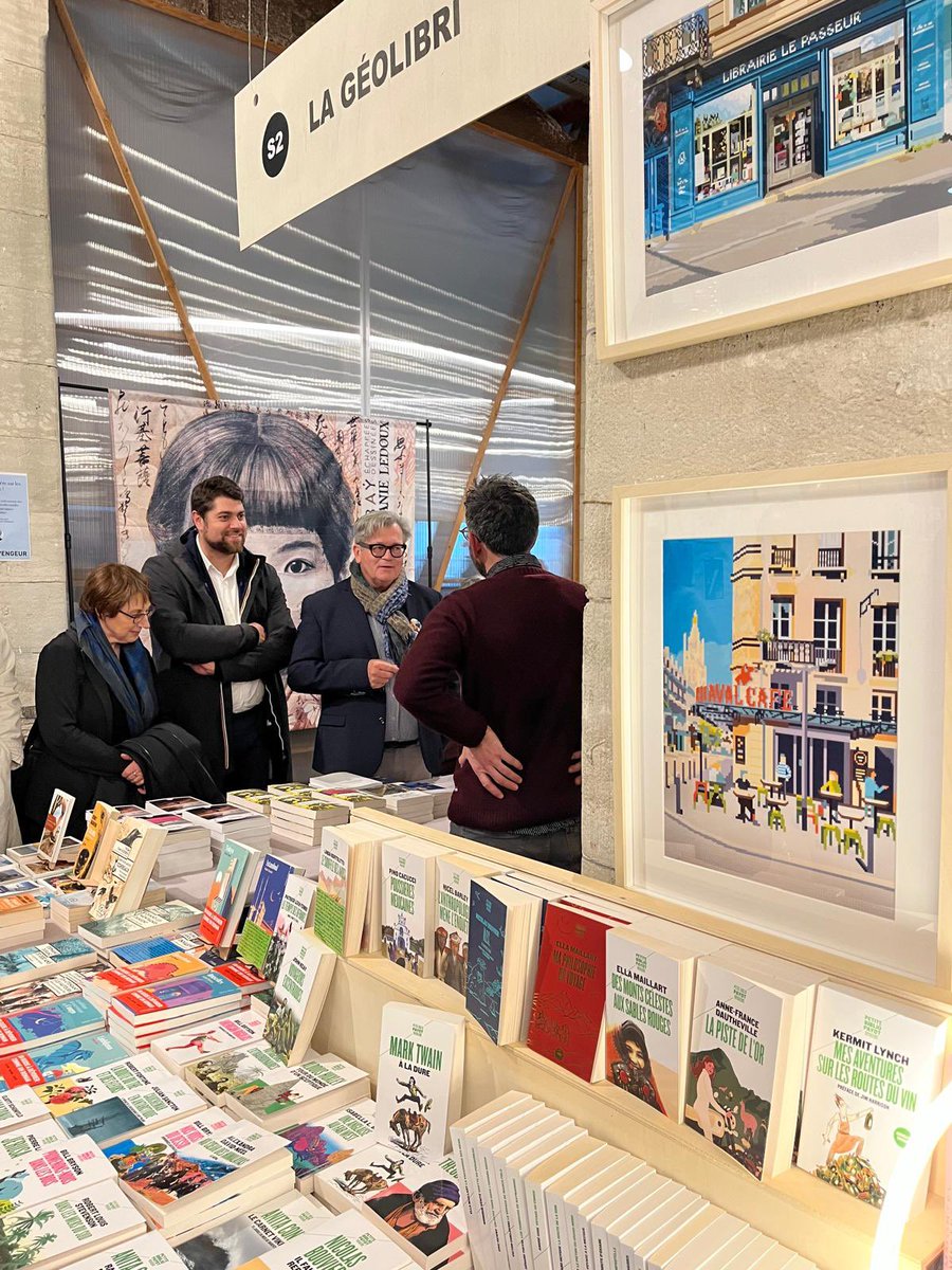 Aujourd’hui, <a href="/BaMaurin/">Baptiste Maurin</a> représentait la <a href="/NvelleAquitaine/">Nouvelle-Aquitaine</a> à l’ouverture de la 23ème édition des Escales du livre qui se tiennent ce week-end à Darwin à Bordeaux. La Région soutient activement la culture et les acteurs du livre, notamment les librairies et les maisons d’édition.