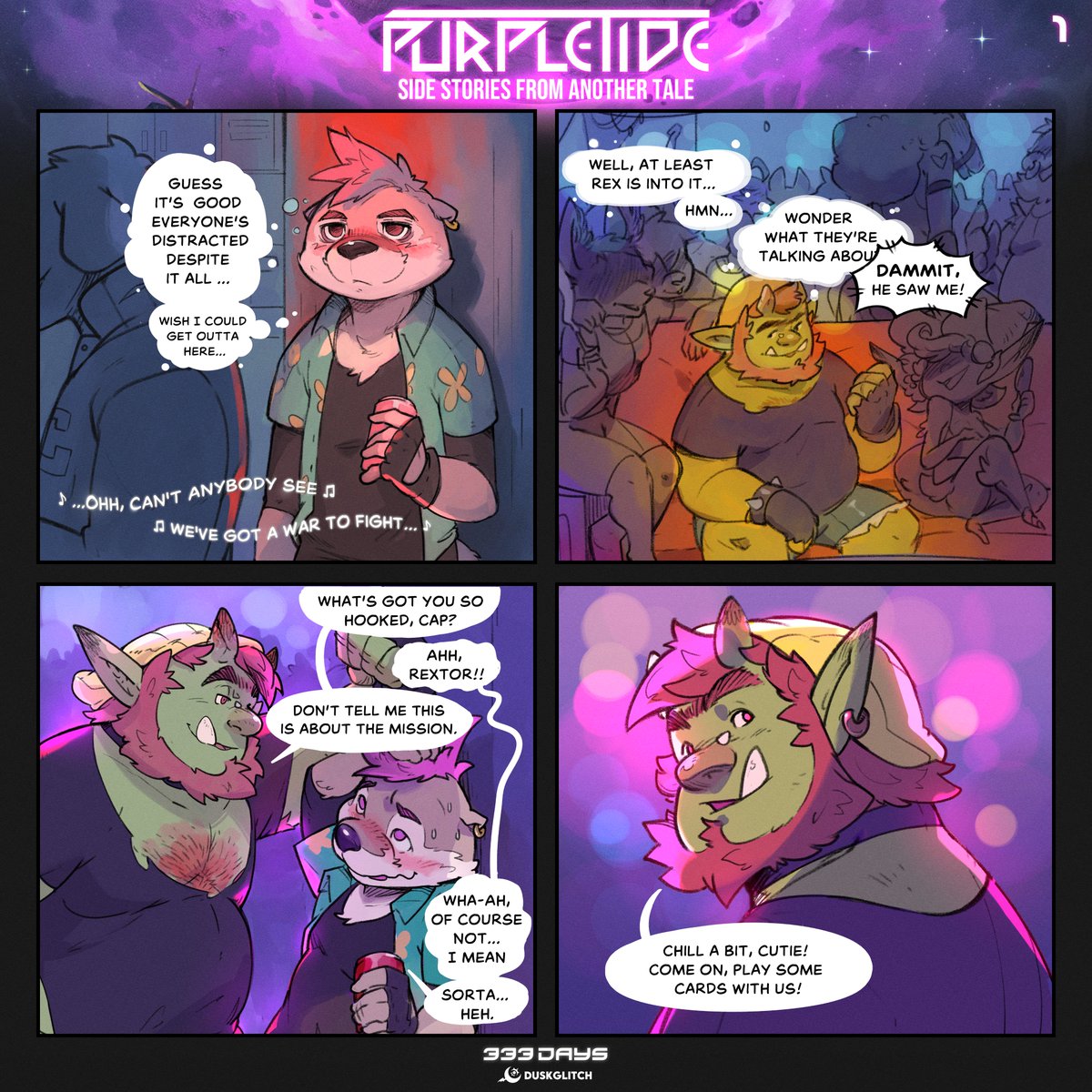 duskglitch's tweet photo. First episode is live! 🚀
At first, I’ll be making the comic in a 4-panel strip style.

Hope you enjoy it—and meet the crew!

📌 PT-BR nos comentários 🇧🇷! https://t.co/5OxpYkM07N