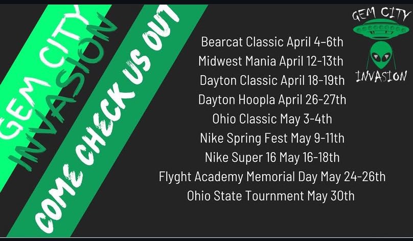 My last year in aau, Gem City Invasion💚🖤. Lets Do It!💪🏾 #agtg