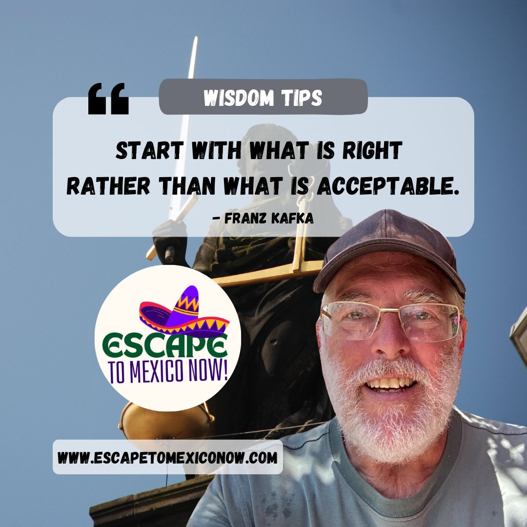 Esc2MxcNow's tweet photo. Don’t follow the crowd, follow what’s right.
#ScottPaton #EscapeToMexicoNow #Mexico #Wisdom #DoWhatIsBest #TrueToYourself https://t.co/dQn1isO1rd