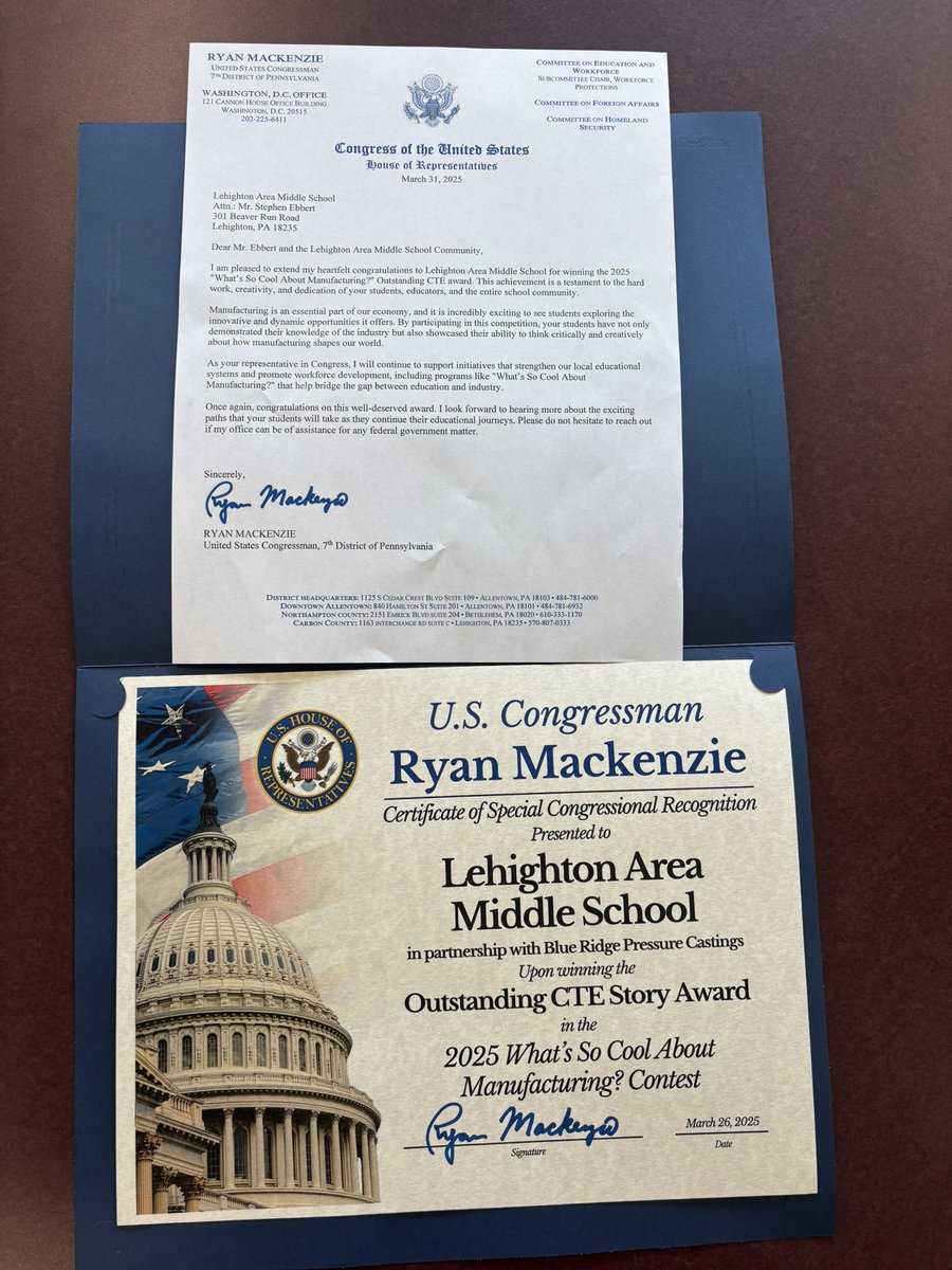 Lehighton Area Middle School tweet media