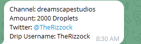Huge shoutout to the big guy himself <a href="/TheRizzock/">Rizz</a> 

Appreciate the 💧 and thank you for the support on the real 💪