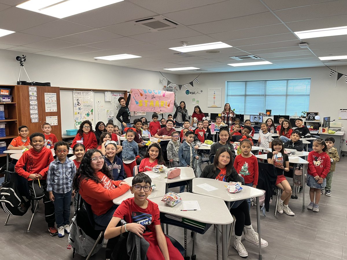 ๐. ๐ ๐ฎ๐ฟ๐พ๐๐ฒ๐ (@hmarquez_ctes) on Twitter photo Our Kinder buddies from <a href="/jcamacho_CTES/">Jessica Camacho</a> <a href="/Kpurdy_CTES/">Karina Purdy</a> class showing their support before we tackle the STAAR๐ช๐ผ Our Kinder buddies from <a href="/jcamacho_CTES/">Jessica Camacho</a> <a href="/Kpurdy_CTES/">Karina Purdy</a> class showing their support before we tackle the STAAR๐ช๐ผ