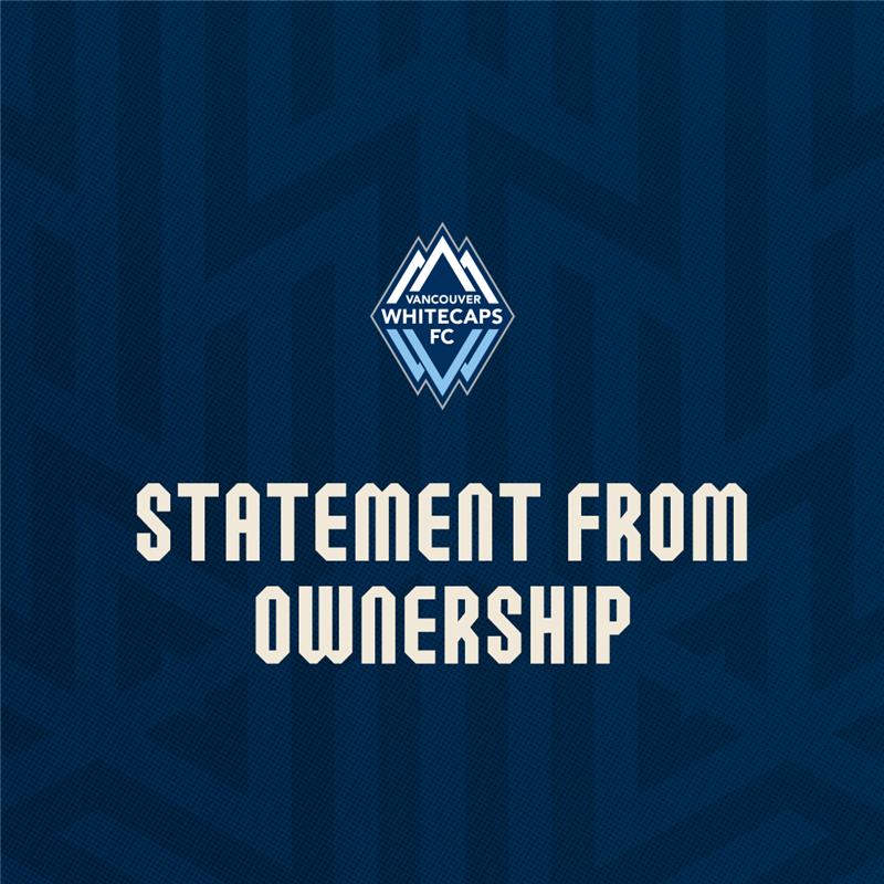 corbettdoug's tweet photo. RT @WhitecapsFC: A Statement from Vancouver Whitecaps FC Ownership