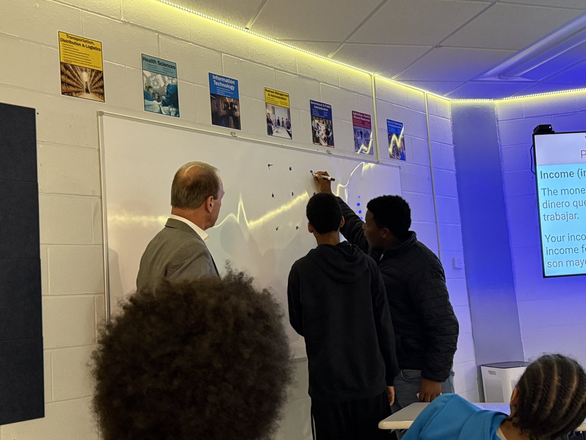 PrissyLeMay's tweet image. Huge thanks to @vincebertram for inspiring @GrandviewMiddle and @MartinCityK8 8th graders in Data in Action course with real world insight on how data skills connect to future careers! @krodrequez @PREPKC  
#RealWorldLearning #CareerConnection