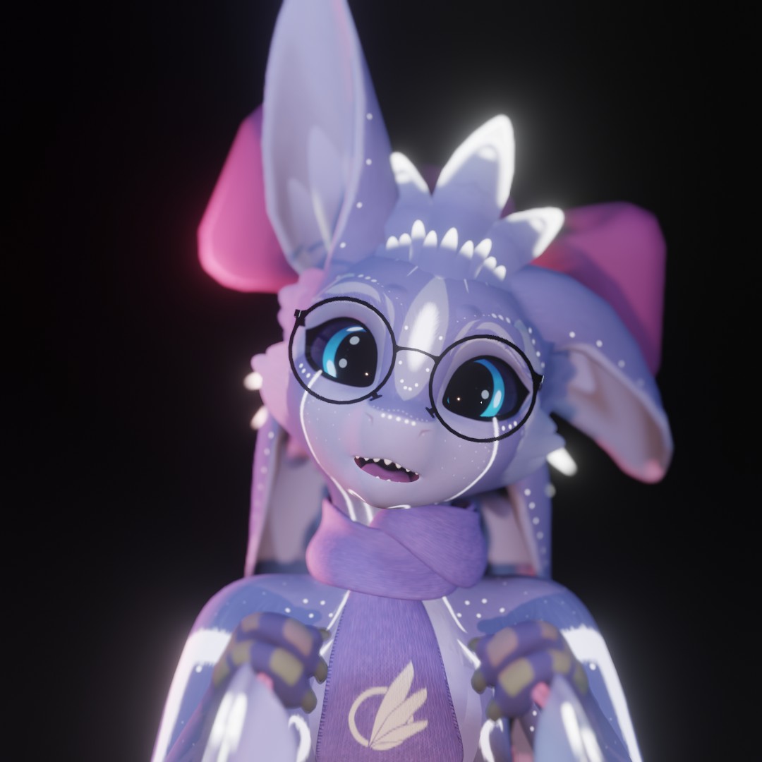 Tila got new Glasses and a bow!

This is just too cute!