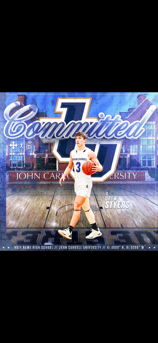 Mark Styers (@styers_mark) on Twitter photo Congratulations Drew on your commitment to John Carroll University! 🏀👍🔥 <a href="/HolyNameHoops/">Holy Name Boys Basketball</a> <a href="/NamerAthletics/">Holy Name Athletics</a> <a href="/HNGreenwave/">Holy Name High School</a> <a href="/JCUMensHoops/">JCU Men's Basketball</a> Congratulations Drew on your commitment to John Carroll University! 🏀👍🔥 <a href="/HolyNameHoops/">Holy Name Boys Basketball</a> <a href="/NamerAthletics/">Holy Name Athletics</a> <a href="/HNGreenwave/">Holy Name High School</a> <a href="/JCUMensHoops/">JCU Men's Basketball</a>