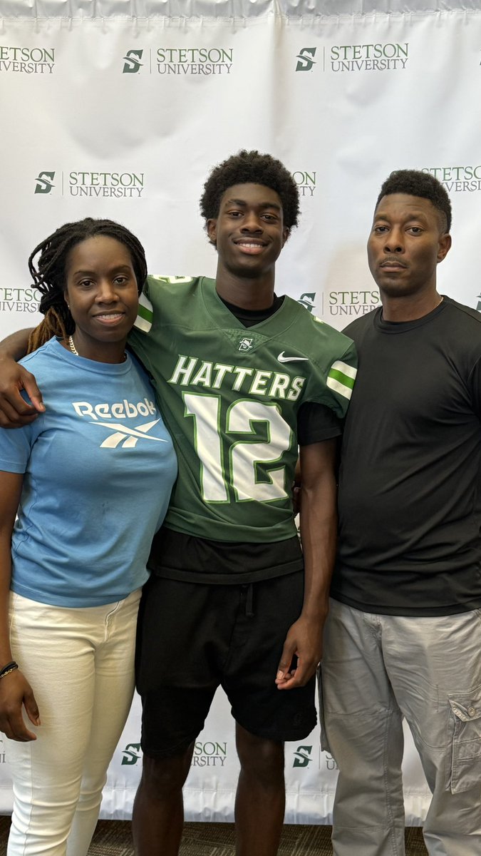 Had a great time at <a href="/StetsonFootball/">Stetson Football</a> Junior day loved the campus and the atmosphere can’t wait to be back soon <a href="/_CoachWallace/">Kyle Wallace</a> <a href="/BIGshadowMIKE/">Coach Mike Jasper</a>