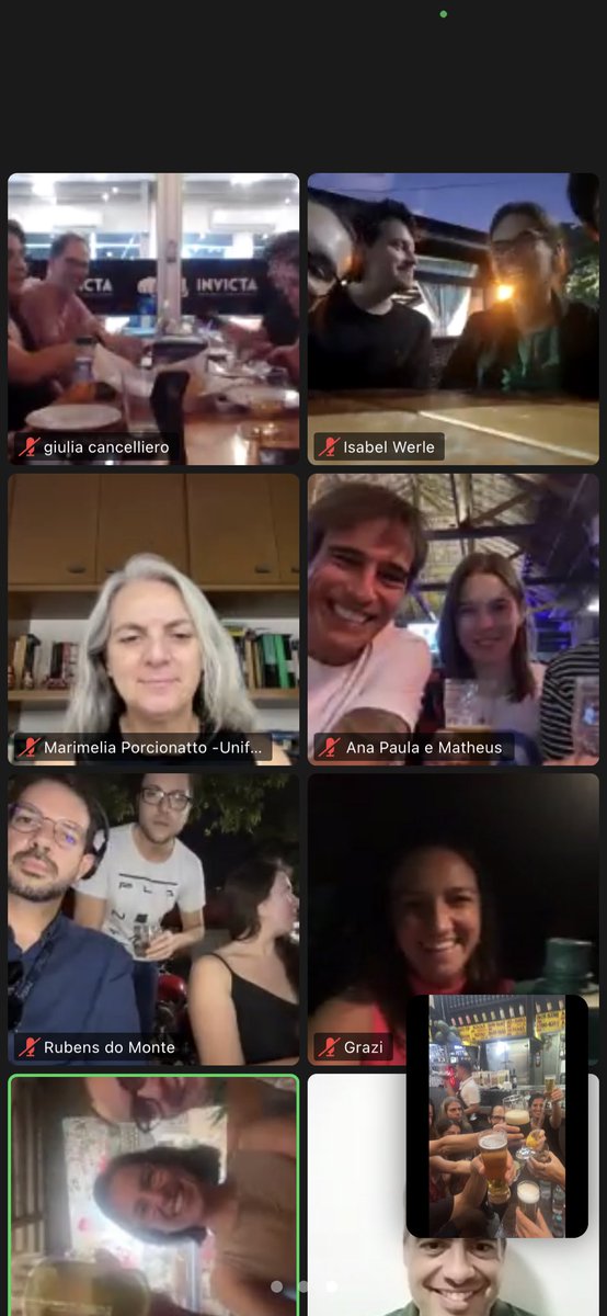 BrRepNetwork's tweet image. The Brazilian Reproducibility Initiative celebrates a preprint, in 7 cities at once.