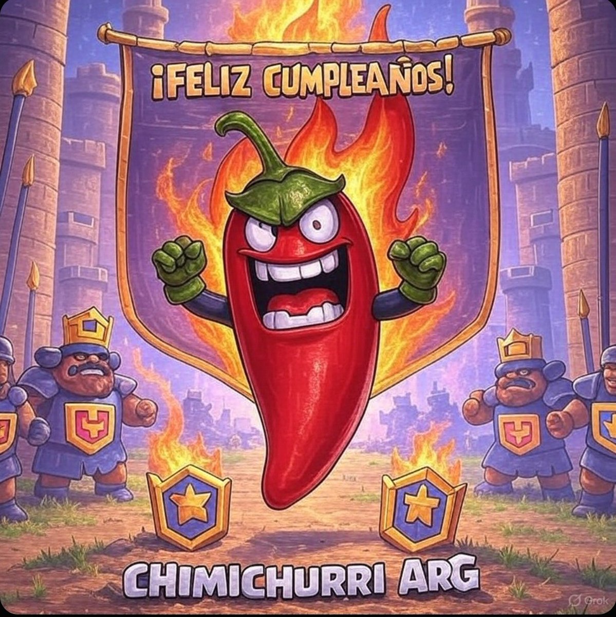 Hoy estamos de festejo 🎏 
Cumple años uno de nuestros miembros más antiguos, a ver si adivinan:
👉🏻 El colider que menos labura
👉🏻 Gano 1 duelo de los últimos 154 jugador en guerra
👉🏻 Aún no llego a las 9000 copas
👉🏻 Es el culpable que suba la lechuga y la mandarina
FC Samuel! 🥳