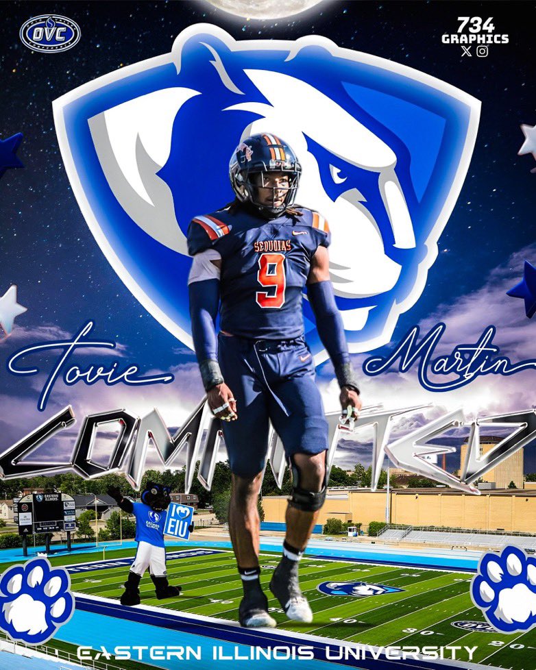 COS Giants Football (@cosgiants_fb) on Twitter photo Congratulations to COS DE Tovie Martin (<a href="/Tovie_Martin/">Tovie Martin⚡️</a> ) on his commitment to Eastern Illinois University to continue his academic and athletic career! <a href="/EIU_FB/">Eastern Illinois Football</a>
#GoGIANTS #NextLevelGIANTS Congratulations to COS DE Tovie Martin (<a href="/Tovie_Martin/">Tovie Martin⚡️</a> ) on his commitment to Eastern Illinois University to continue his academic and athletic career! <a href="/EIU_FB/">Eastern Illinois Football</a>
#GoGIANTS #NextLevelGIANTS