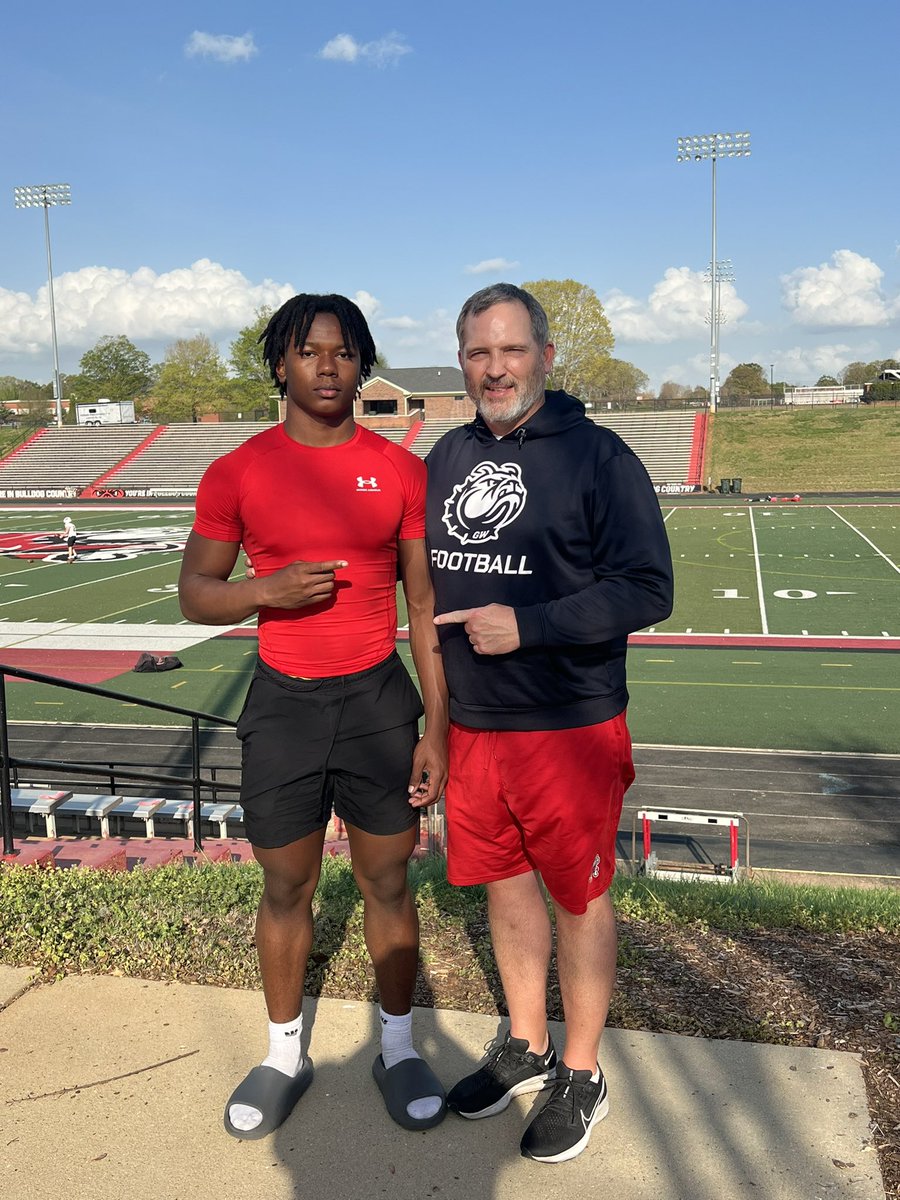 I had a great visit at Gardner Webb University thanks for having me!!! <a href="/fbcoachcoop/">Tim Cooper</a> <a href="/hembree_john/">john hembree</a> @fairfieldfb @On3Recruits <a href="/AllenTrieu/">Allen Trieu</a> <a href="/gmcsports/">GMC Sports</a> <a href="/PrepRedzone/">Prep Redzone 🏈</a> <a href="/CSAPrepStar/">PREPSTAR</a>