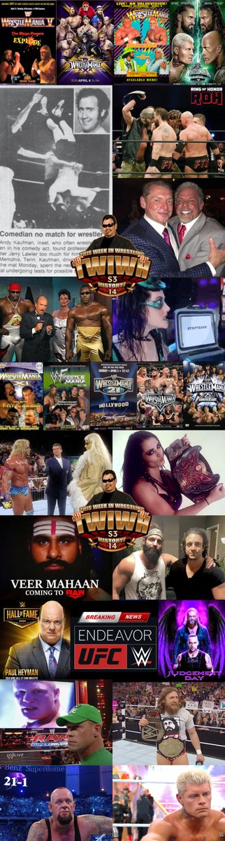 Just posted Week 14 of This Week In Wrestling History (4/2 - 4/8) with new WWE TNA AEW ROH &amp; NXT history added. There's a bunch of audio gems with many lost over time. A fun episode to put together and runs 5 Hours 13 Minutes. wrestling-news.com/twiwh20250403 Check out the photo synopsis.