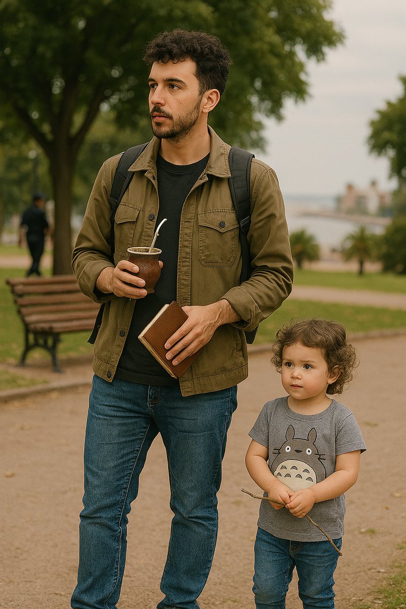 "un policía caminando" no era necesario, Carlos María.