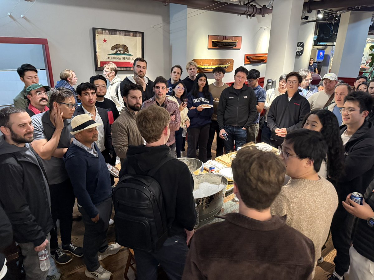 Had a lot of fun at a last minute Stanford mixer, will be working with them to set up official technical workshops for jupnet, blockchain cryptography, defi liquidity, etc. 

Bullish students and dropouts 😛

Looking forward!