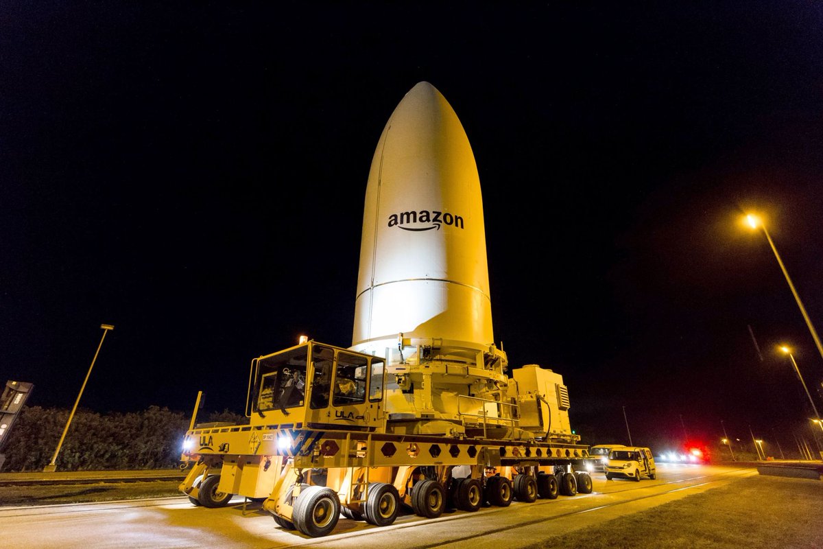 Amazon's Project Kuiper broadband internet satellites are launching on April 9 on an Atlas V rocket!
aboutamazon.com/what-we-do/dev…