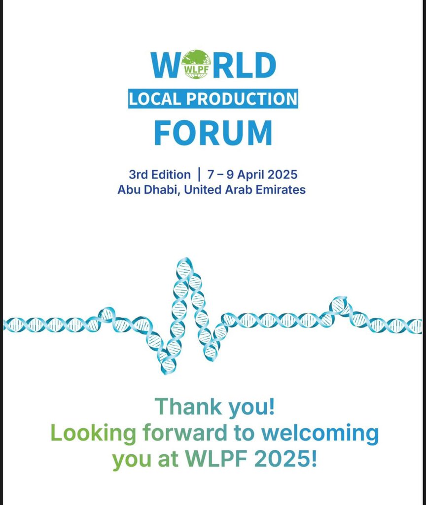 DrBulaale's tweet photo. Excited to participate and Chair a panel in the 3rd World Local Production Forum (WLPF) in Abu Dhabi, UAE, from April 7–9, 2025. 

Organized by WHO @wlpforum2025 , this forum gathers high-level delegates to advance local production for health equity and sustainable development. Looking forward to engaging with stakeholders to discuss enhancing local production in Somalia. 

@EDE_UAE 
@DrAliHajiadam 
@MoH_Somalia 
@DrLuisPizarro 
@RantiDoherty45 
@FrankMuonemeh 
@JoyPhumaphi_ 
@MaculanMarianna 
@CChamdimba 
@Dr_JeanKaseya 
@HananBalkhy 
@MSonnema 
@WHO 
@DrTedros 

#WLPF2025 #SomaliaHealth