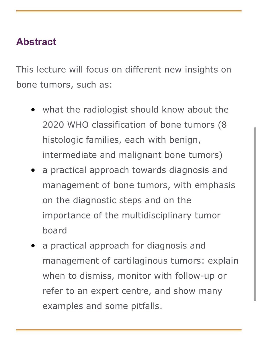 ESSRmsk's tweet image. NEW ESSR WEBINAR!
“Bone tumors : current practical approach with a focus on cartilaginous tumors”
Monday, April 28, 2025, 19:00 CEST
Speaker: Koenraad Verstraete, Brugge/BE
Moderator: Violeta Vasilevska, Skopje/MK
REGISTER HERE: us06web.zoom.us/webinar/regist…