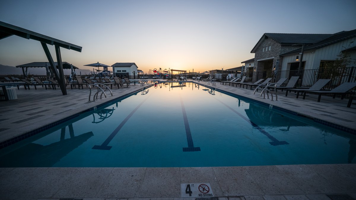 calpool's tweet photo. Our Commercial team just turned over this stunning project to the Radiance at Superstition Vistas community in Apache Junction, AZ.โจ
This massive community pool features a beach entry, 4 swimming lanes & endless room for relaxing & socializing. ๐๏ธ
#calpools #arizonapoolbuilder https://t.co/Mwotk1zLhR