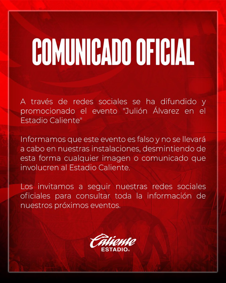 Estadio Caliente tweet media