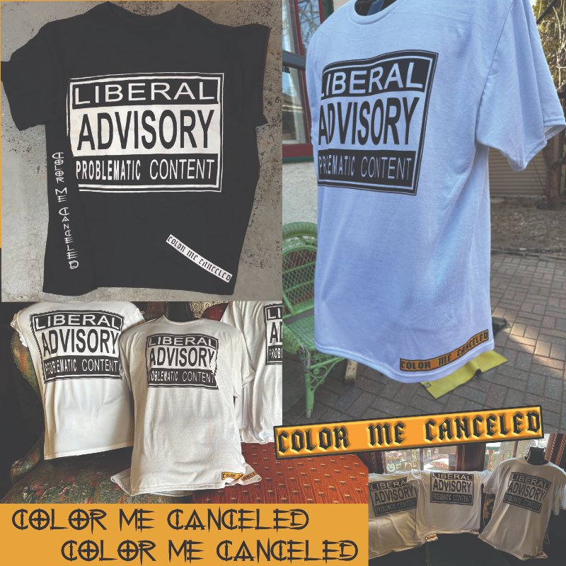 ColorMeCanceled's tweet photo. Buy it at https://t.co/ALUvi3qg21   I wear mine like Woody Harrelson did in White Men Cant's Jump with my hat backwards.  I'm old. https://t.co/YP5GkBZ4Ge