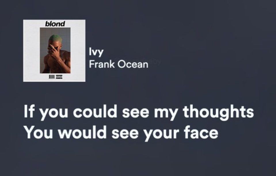 frank ocean.