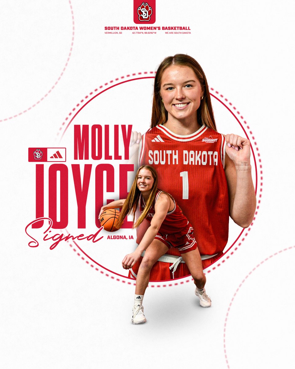 Welcome to Vermillion, Molly!

🗞️- yote.us/4hYU8BZ

#GoYotes x #WeAreSouthDakota