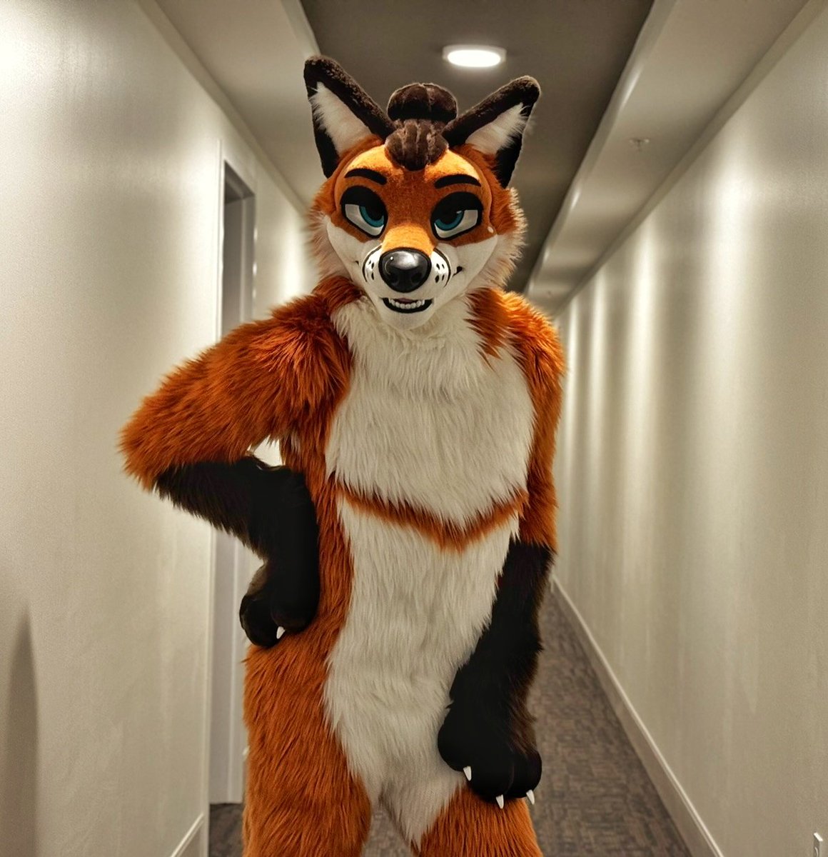 The king of sass is ready for the weekend. 💅✨️

🪡: <a href="/AlphaDogsStudio/">Alpha Dogs</a>.
#FursuitFriday