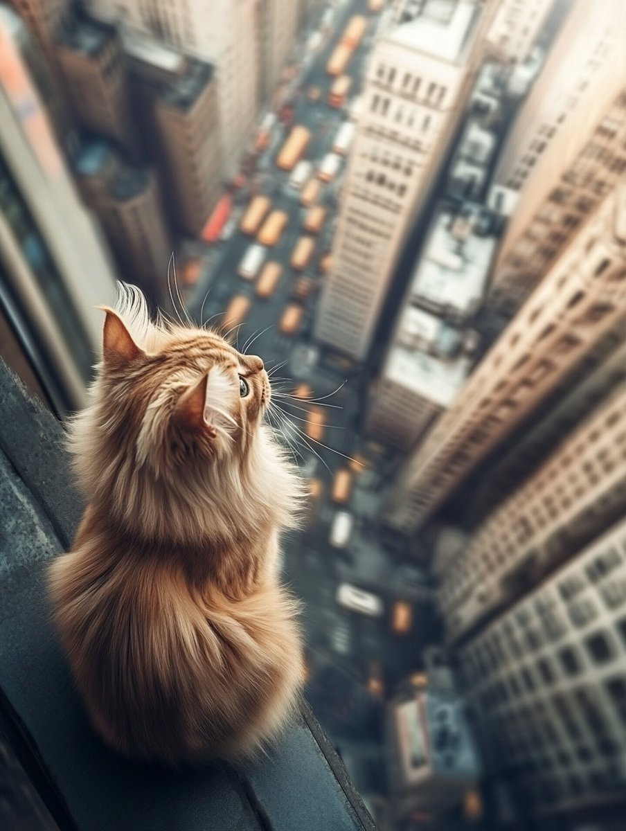 AIArtWave's tweet photo. #AIArtWave #AI #Art #Cat #Persian #City https://t.co/iSabF5vMpJ