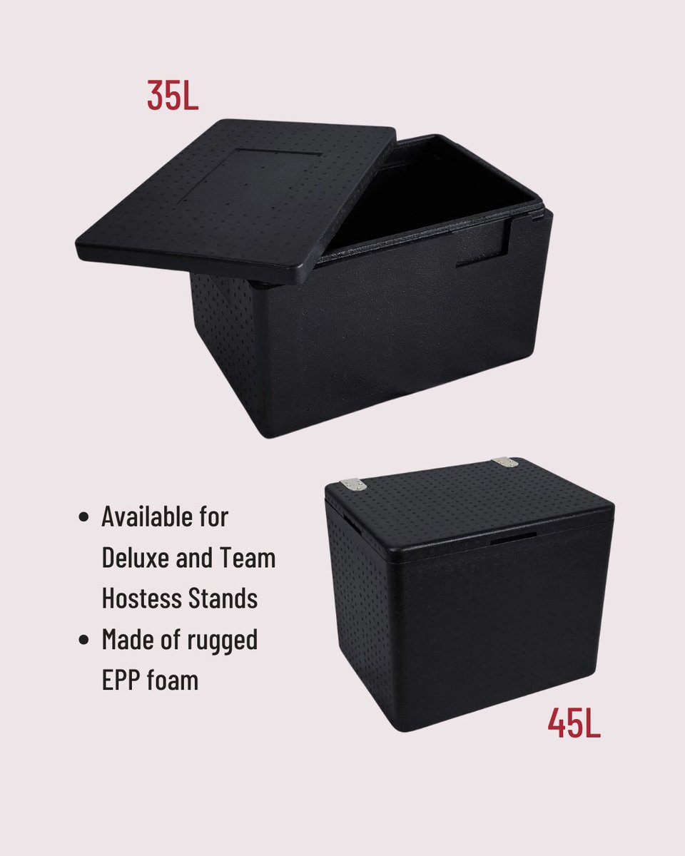 HostessStation's tweet photo. Keep things fresh with our insulated foam boxes, designed to maintain the perfect temperature for to-go orders. 🥡

#TheHostessStation #fooddelivery #cateringsupplies https://t.co/furUyJGrOW