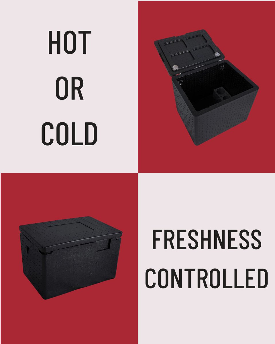 HostessStation's tweet photo. Keep things fresh with our insulated foam boxes, designed to maintain the perfect temperature for to-go orders. 🥡

#TheHostessStation #fooddelivery #cateringsupplies https://t.co/furUyJGrOW