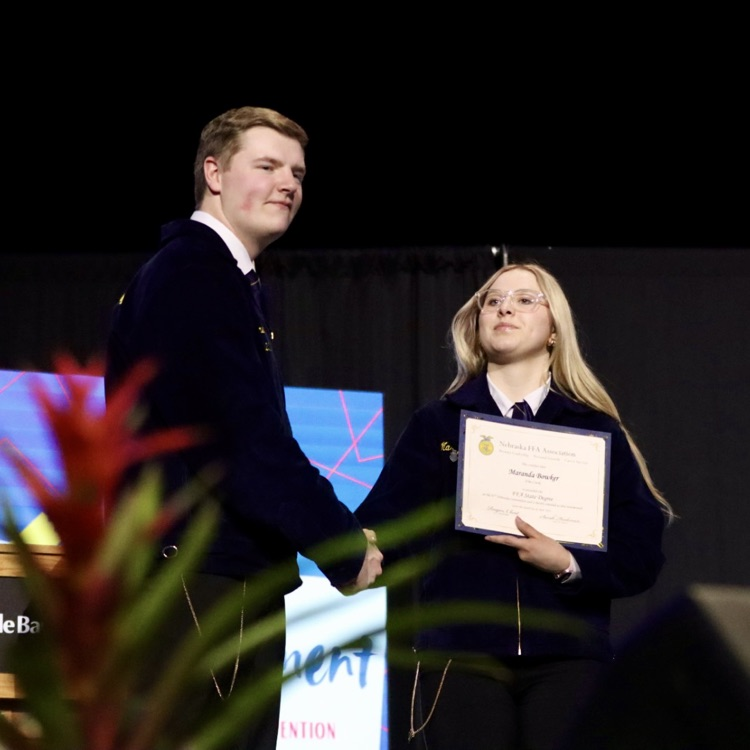 ElmCreekBuffs's tweet photo. Session 6 - Congratulations to these Seniors who earned their FFA State Degrees
Brody Schopke, Brenna Fouts, Maranda Bowker and Ashley Bauer https://t.co/GV0jFCAkdX