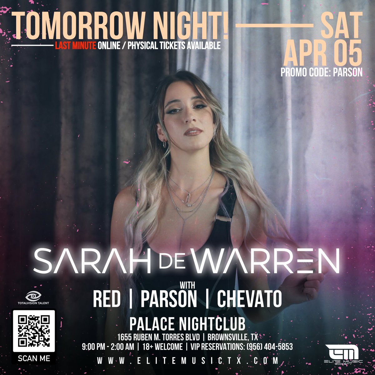 ParsonTweets's tweet image. TOMORROW NIGHT