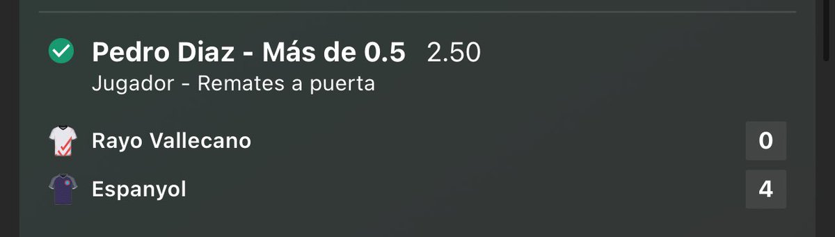 Meeeeesibet's tweet photo. Pues nada, empezamos de la mejor manera acertando este cuoton 2,50 ✅✅✅

1-0 en el contador de la cabra 😈🐐 https://t.co/YK4jTNPDlP