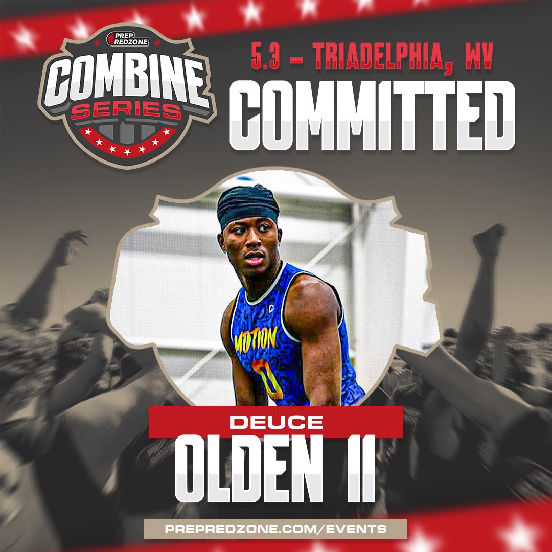 Prep Redzone West Virginia (@prepredzonewv) on Twitter photo 🔒 LOCKED IN!
Top 10 2026 prospect <a href="/deuceolden2/">Deuce Olden II ⭐️</a> is ready to compete at the Combine Series! 
Join him in Triadelphia, WV on May 3rd below with discount code PRZWVCombine25! 👇 
🔗: events.prepredzone.com/e/1484/registe…
#wvprepfb 🔒 LOCKED IN!
Top 10 2026 prospect <a href="/deuceolden2/">Deuce Olden II ⭐️</a> is ready to compete at the Combine Series! 
Join him in Triadelphia, WV on May 3rd below with discount code PRZWVCombine25! 👇 
🔗: events.prepredzone.com/e/1484/registe…
#wvprepfb