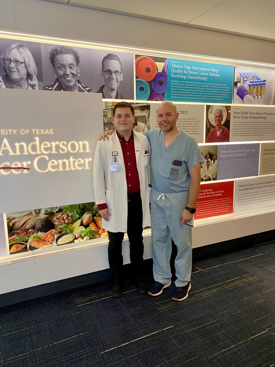 I want to thank <a href="/MDAndersonNews/">MD Anderson Cancer Center</a> and my mentor <a href="/RauhHainMD/">J. Alejandro Rauh-Hain, MD, MPH</a> for allowing me to learn so much as a med student and rotate in Gynecological Oncology. Learned so much from all the incredible doctors <a href="/AlexBercowMD/">Alex Bercow, MD</a>, <a href="/NiteckiRoni/">Roni Nitecki Wilke</a>, <a href="/aaronshafer99/">Aaron Shafer</a>, <a href="/PamSolimanMD/">Pamela T. Soliman MD</a> and how they make history.