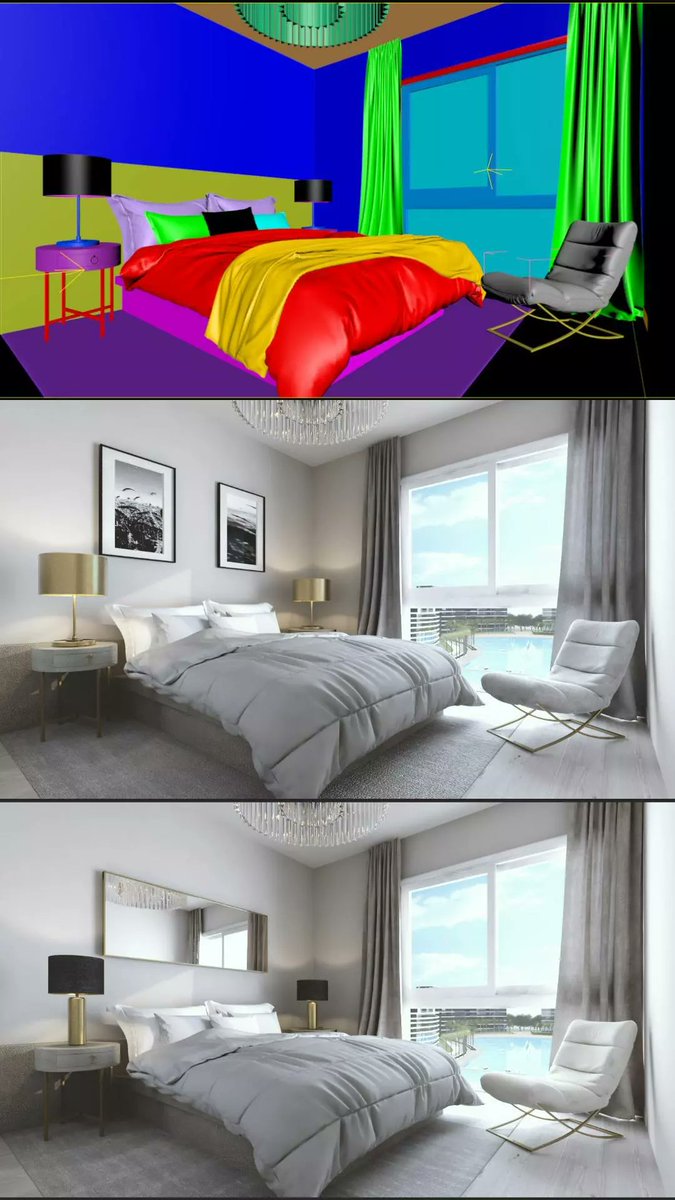 Evolucion de un interior para proyecto remeros beach