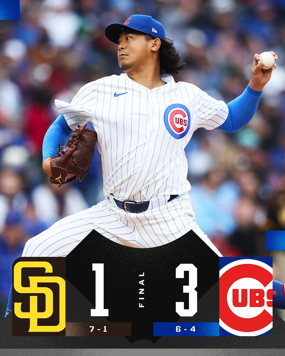MLB (@mlb) on Twitter photo The <a href="/Cubs/">Chicago Cubs</a> fly the W and hand the Padres their first loss of the season ๐ช The <a href="/Cubs/">Chicago Cubs</a> fly the W and hand the Padres their first loss of the season ๐ช