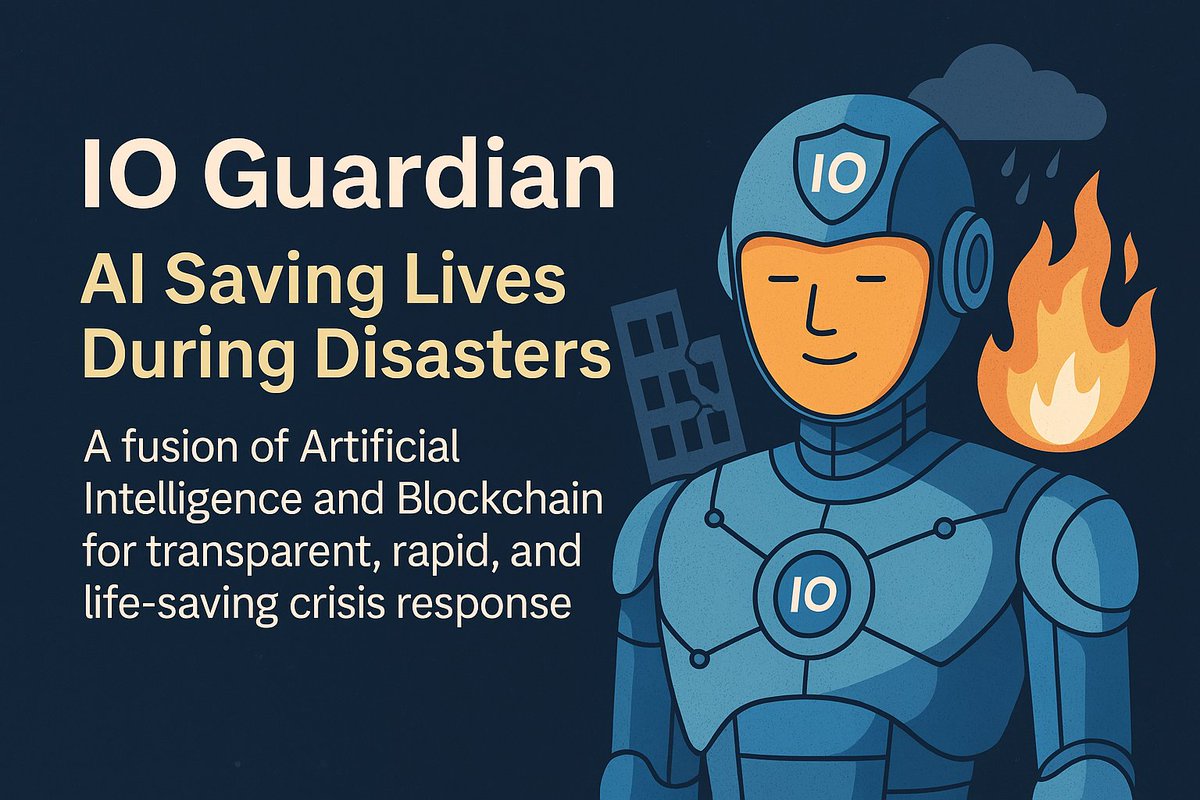 neser_nk's tweet image. IO GUARDIAN;
In disasters, every second saves lives. IO Guardian — powered by IO Intelligence — delivers instant response and transparent aid through AI and blockchain.
@ionet @ionet_tr #IOIntelligence #HayaliniGerçekleştir
@xCashich
medium.com/@neser.nk/io-g…