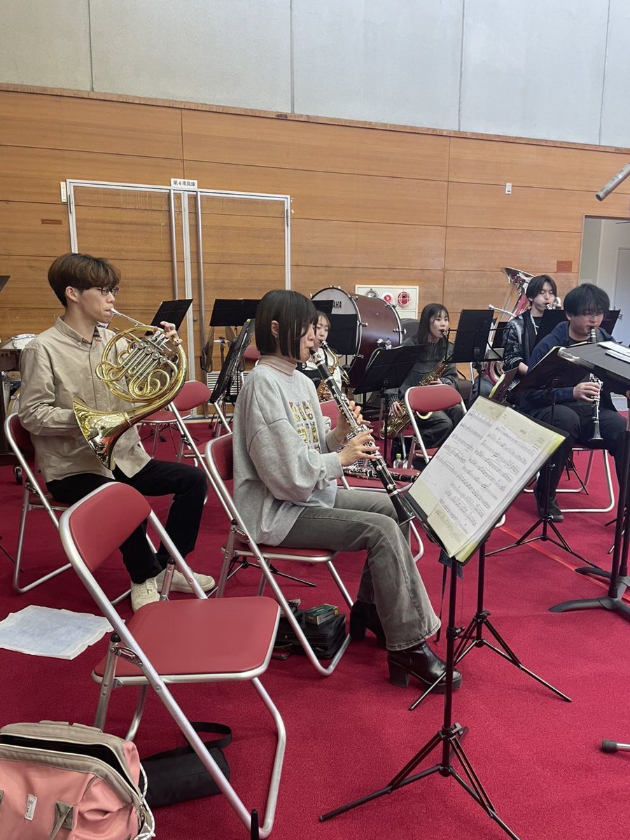 windensembleoit's tweet image. こんにちは！大阪工業大学文化会ウインドアンサンブルです！！

昨日は沢山の方にブースに立ち寄っていただき、ありがとうございました🥹🥹

実は新歓フェスの裏で、現役部員は入学宣誓式のリハーサルを行っておりました🫢