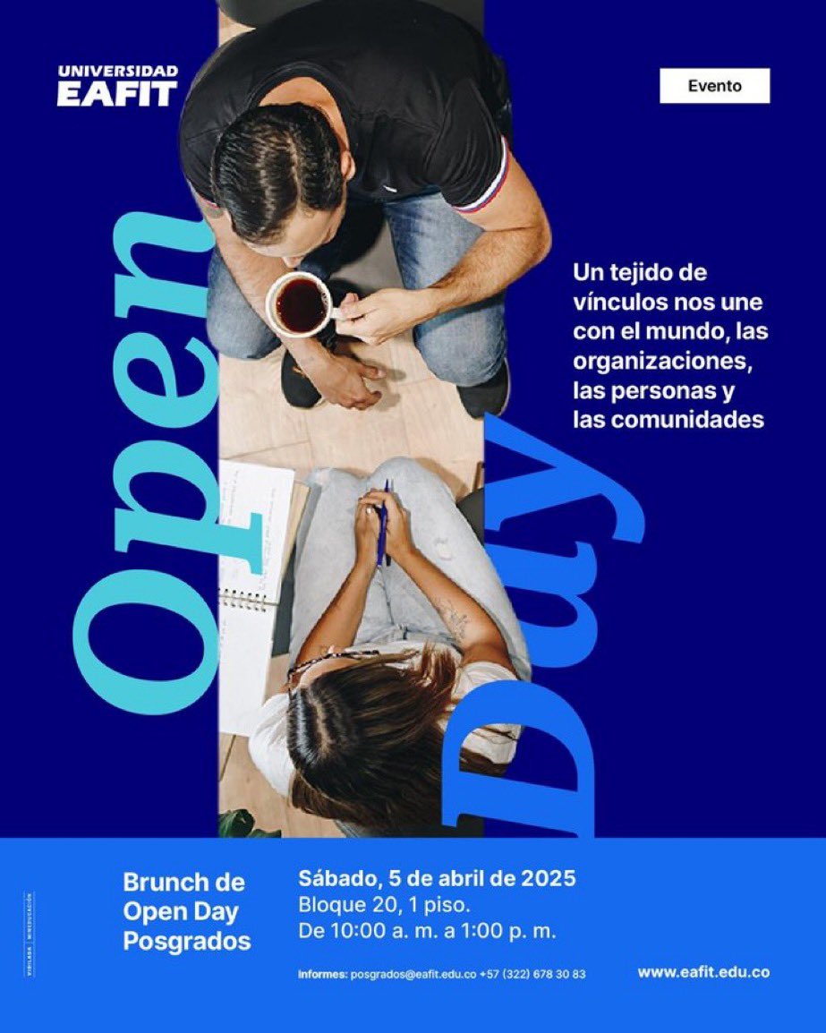 ¿Quieres liderar el cambio en lo público? ¡Este sábado es tu oportunidad!

Te invitamos al Open Day de Posgrados de <a href="/EAFIT/">Universidad EAFIT</a> Universidad EAFIT un espacio donde podrás conocer de cerca la Maestría en Gobierno y Políticas Públicas <a href="/mgppeafit/">Maestría en Gobierno y Políticas Publicas</a> de <a href="/FEG_EAFIT/">Finanzas, Economía y Gobierno</a>, hablar con profesores,