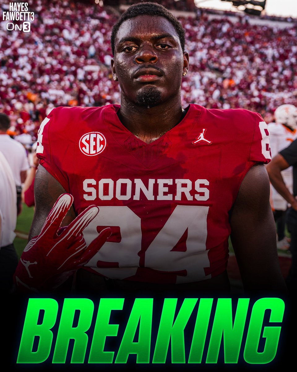BREAKING: Oklahoma TE Davon Mitchell plans to enter the Transfer Portal, he tells @on3sports

The 6’5 265 TE will have 4 years of eligibility remaining 

Was ranked as a Four-Star Recruit in the ‘24 Class (per On3)

on3.com/db/davon-mitch…