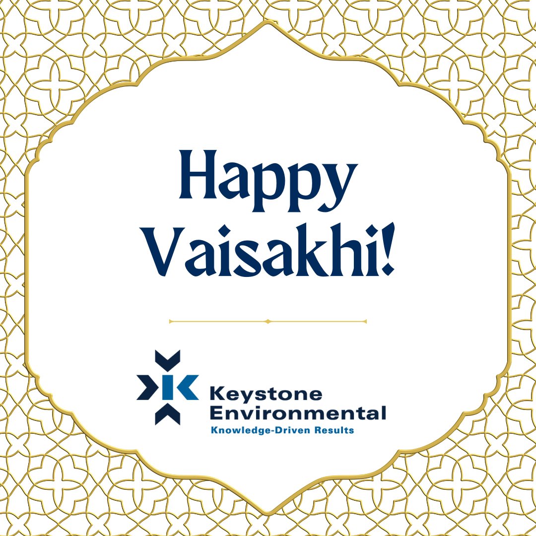 Wishing a #HappyVaisakhi to all who celebrate! May this #Vaisakhi bring you happiness, success, and good health. #KeystoneEnvironmental   #EnvironmentalConsulting