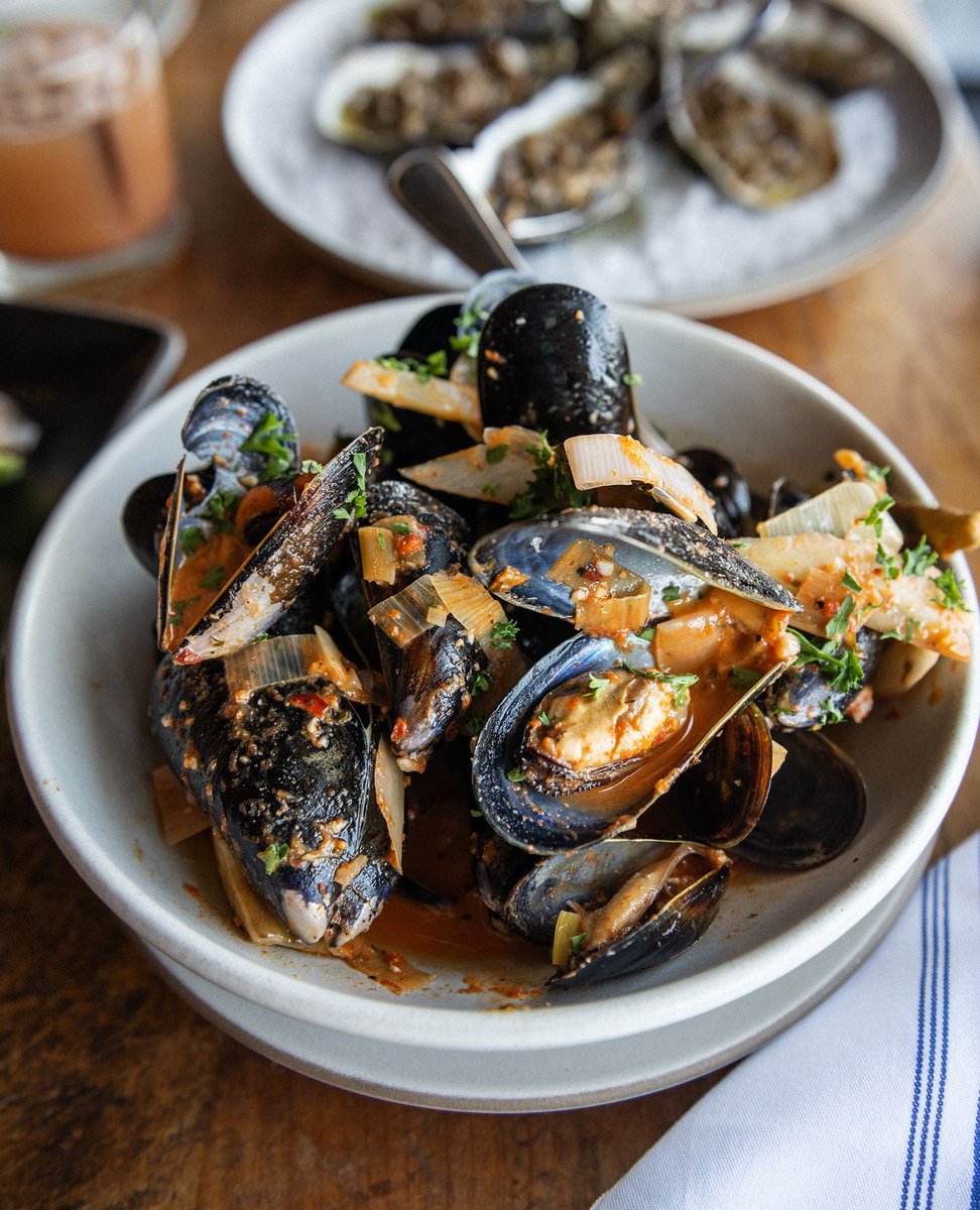We're SO excited to now feature local mussels on our menus from none other than our neighbors and pals at @tbocoysters 🙌

Their Tomales Bay Mediterranean Blue Mussels are off-bottom cultured in floating bags in Tomales Bay near Tomasini Point! Come give 'em a try!